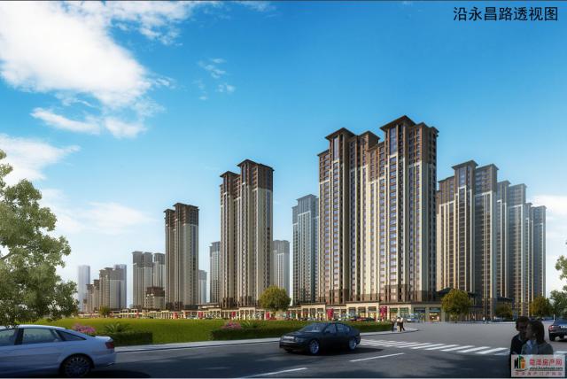 沿永昌路透视图