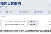 菏泽这5宗土地挂牌出让，将用作商住、工业用地！