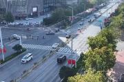 菏泽人民路两个路口，东西方向机动车道即将打通！