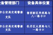 菏泽城区新增2个交通技术监控设备！抓拍违法行为公布