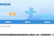 菏泽2地块挂牌出让，4地块拟被征收！
